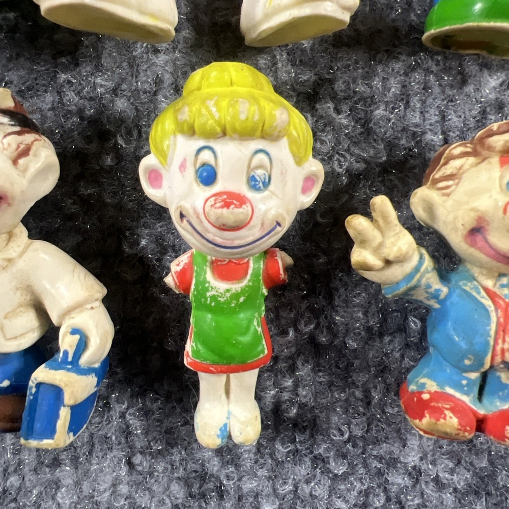Vtg 1981 Mego Clown Around PVC Figures Lot of 6 🎪 - Picture 6 of 13